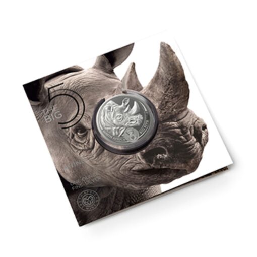 1 oz Silver BIG Five Series Rhino Coin