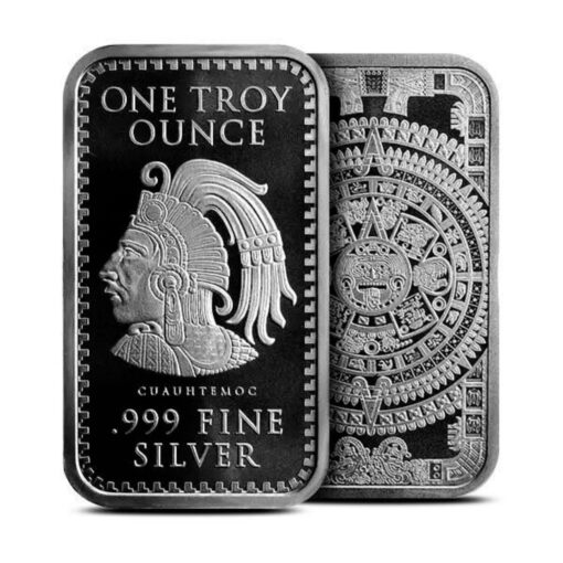 1 oz Silver Aztec Calendar Silver Bar(Secondary)