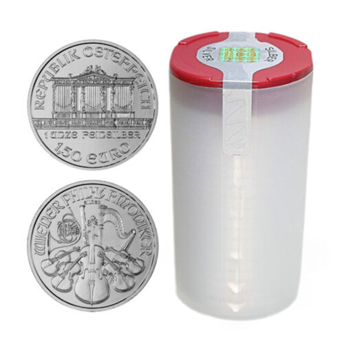 Austrian 1 oz Silver Philharmonic BU Tube ~ 20