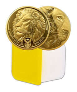 10pcs Gold Big 5 Lion Set