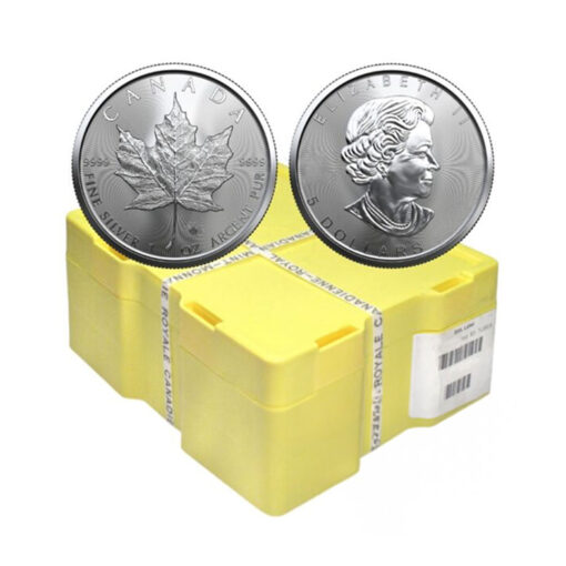Canadian 500 X 1 oz Silver Maple Leaf BU ~ Monster Box