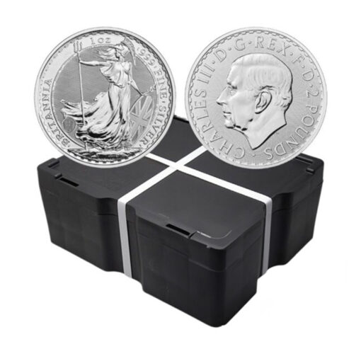 Silver Great Britain 500 X 1oz Silver Britannia BU ~ Monster Box