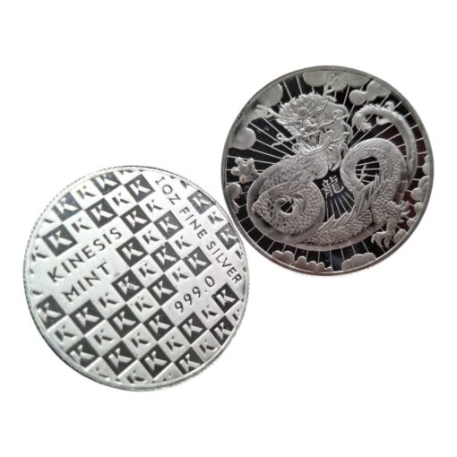 1oz Kinesis Silver Lunar Dragon Coin