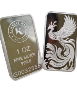 1oz Kinesis Silver Phoenix Bar