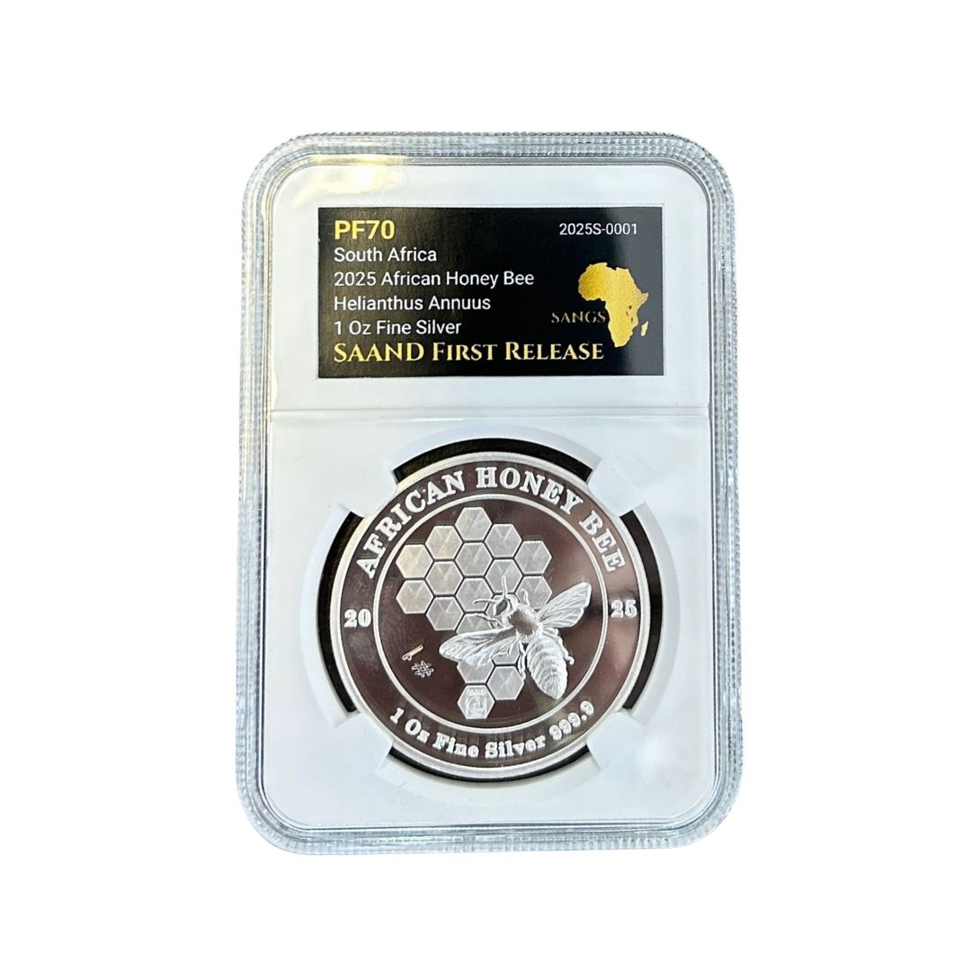 1oz 2025 African Honey Bee Coin - Image 2