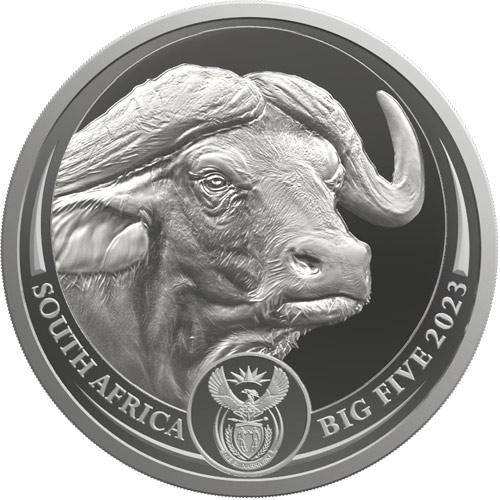 2023 Big Five Silver Buffalo 1oz Coin Series 2 BU 999 silver